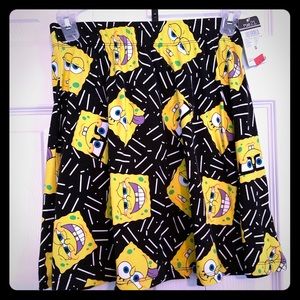NWT SpongeBob Skirt
